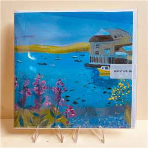 Whistlefish Greeting Card Harbour 16x16cm